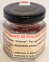 Upload the image to the Gallery Viewer, Zafferano in polvere Premium - 1° Qualità 0.25 gr.
