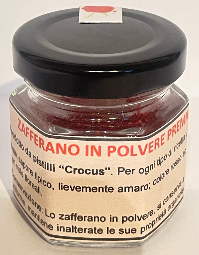 Zafferano in polvere Premium - 1° Qualità 0.25 gr.
