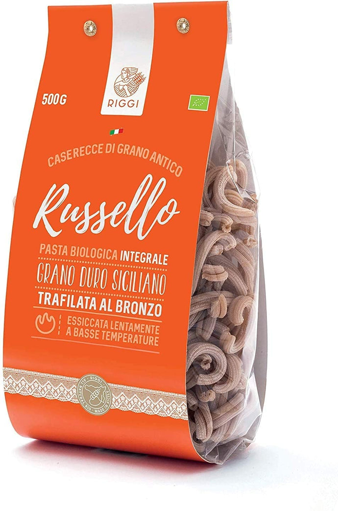 Russello Organic Wholemeal Casarecce - 500 gr