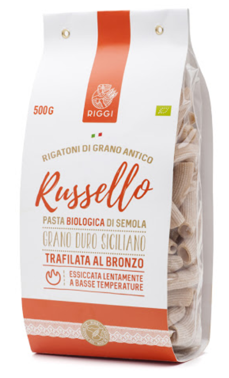 Rigatoni Russello Bio - 500 gr
