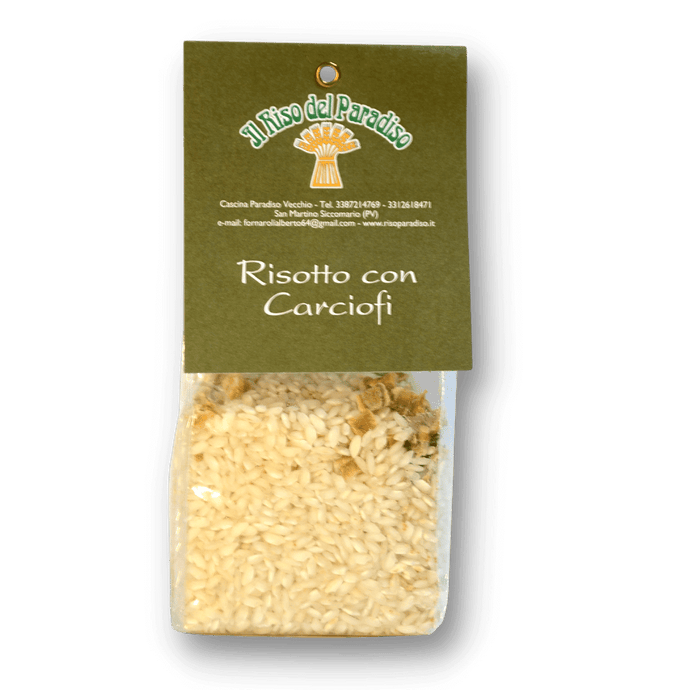 Risotto preparato con carciofi - 300 gr