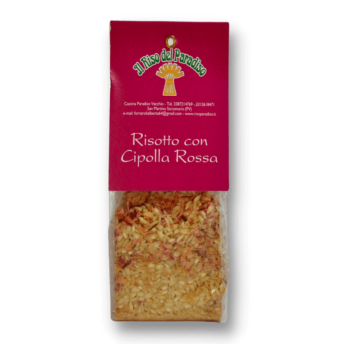Risotto zubereitet mit roten Zwiebeln - 300 gr