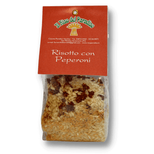 Risotto zubereitet mit Paprika - 300 gr