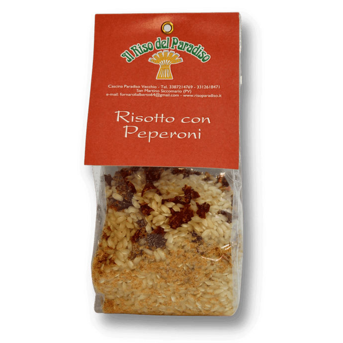 Risotto zubereitet mit Paprika - 300 gr