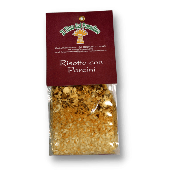 Risotto zubereitet mit Steinpilzen - 300 gr