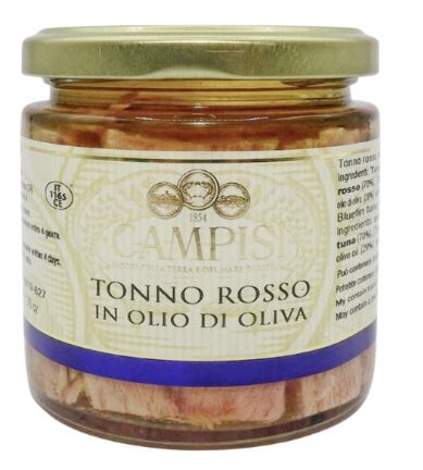 Bluefin tuna in olive oil 220 gr.
