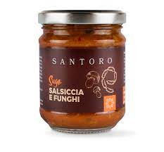 Sausage and mushroom sauce - 180 gr