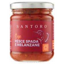 Swordfish and aubergine sauce - 180 gr
