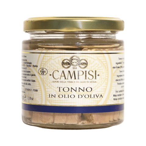 Tuna fillets in olive oil - 200 gr